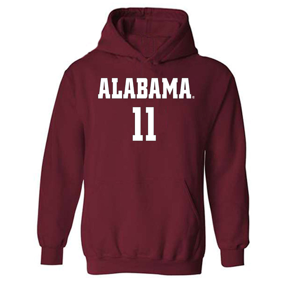 Alabama - NCAA Women's Soccer : Cali Brewer - Hooded Sweatshirt Replica Shersey