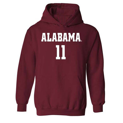 Alabama - NCAA Women's Soccer : Cali Brewer - Hooded Sweatshirt Replica Shersey