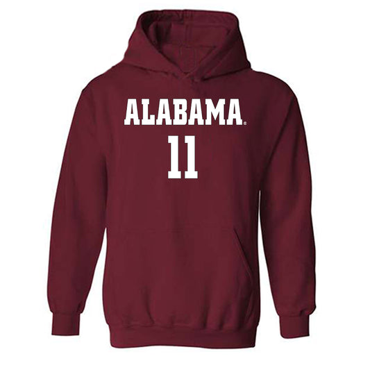 Alabama - NCAA Women's Soccer : Cali Brewer - Hooded Sweatshirt Replica Shersey