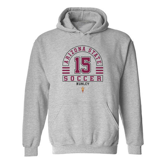 Arizona State - NCAA Women's Soccer : Brianna Nunley - Hooded Sweatshirt Classic Fashion Shersey