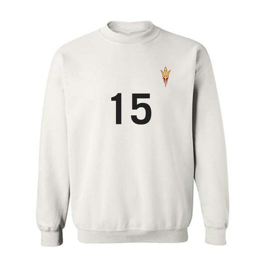 Arizona State - NCAA Women's Soccer : Brianna Nunley - Crewneck Sweatshirt Replica Shersey