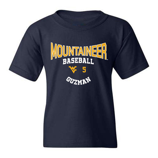 West Virginia - NCAA Baseball : Armani Guzman - Youth T-Shirt Classic Fashion Shersey