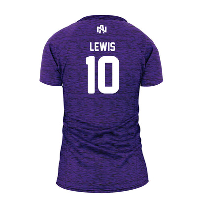 North Alabama - NCAA Beach Volleyball : Sarah Larkin Lewis - Volleyball Jersey Purple