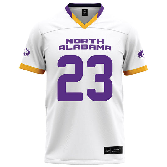North Alabama - NCAA Football : Kaden Cooper - White Football Jersey