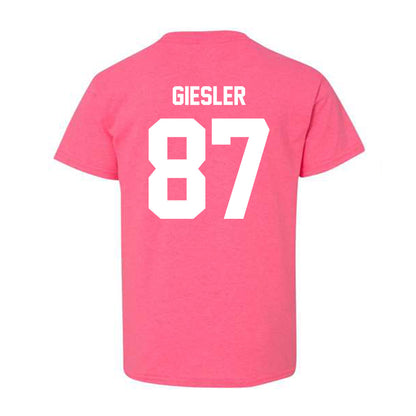 NSU - NCAA Football : Gavin Giesler - Youth T-Shirt Pink Classic Shersey