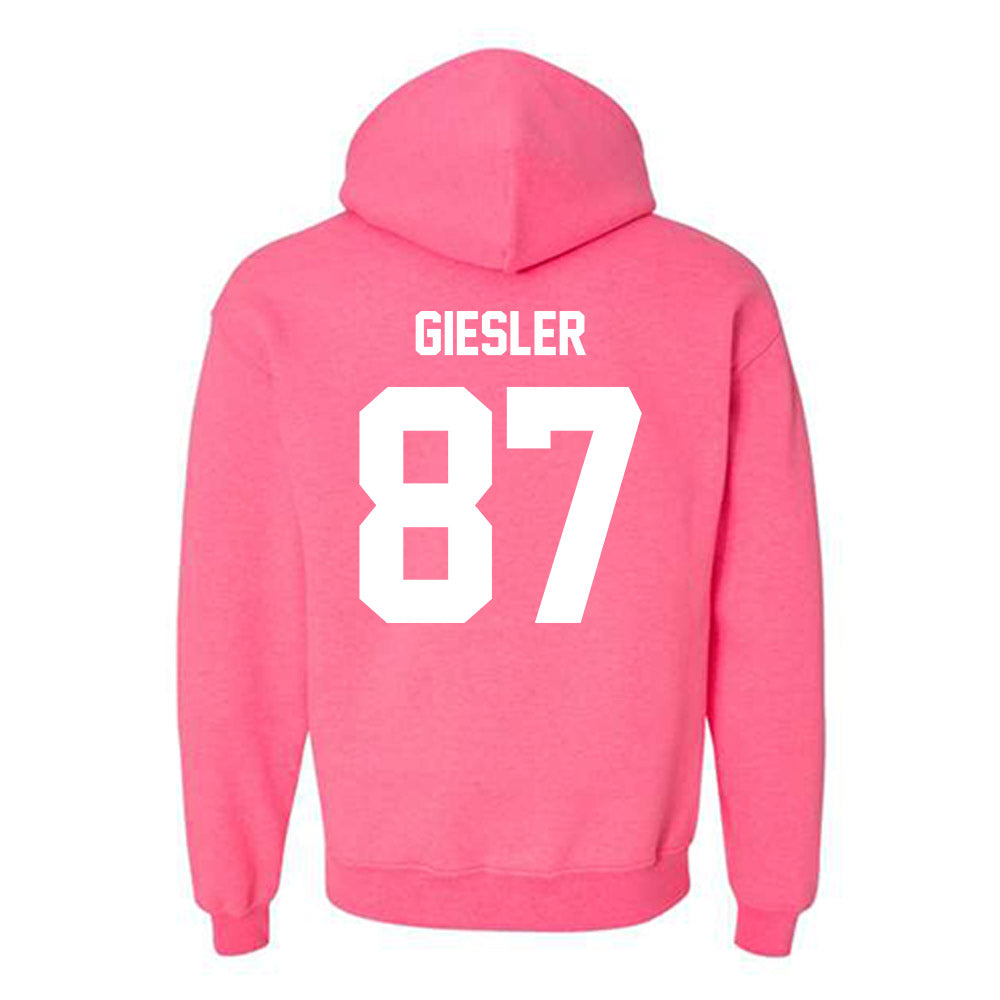 NSU - NCAA Football : Gavin Giesler - Hooded Sweatshirt Pink Classic Shersey