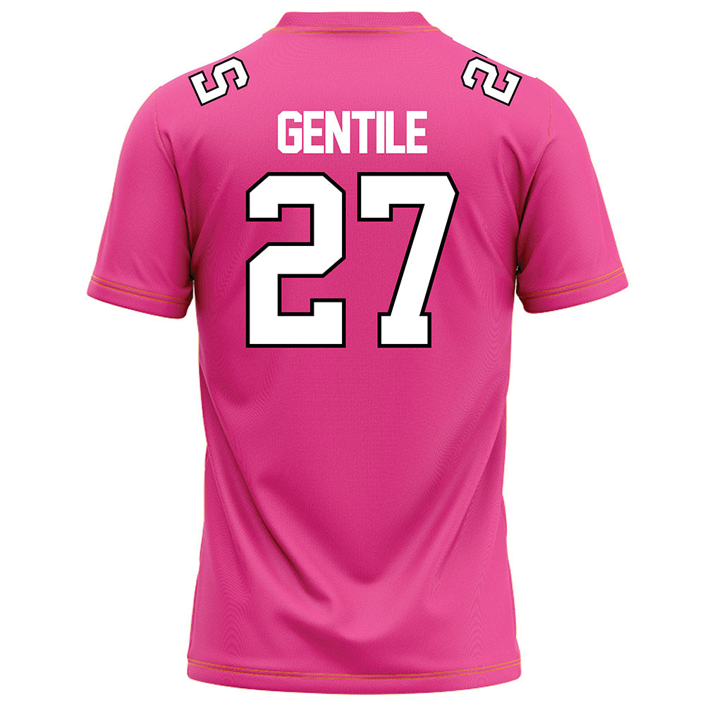 Centre College - NCAA Football : Austin Gentile - Pink Football Jersey