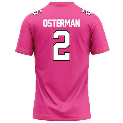 Centre College - NCAA Football : Nick Osterman - Pink Football Jersey