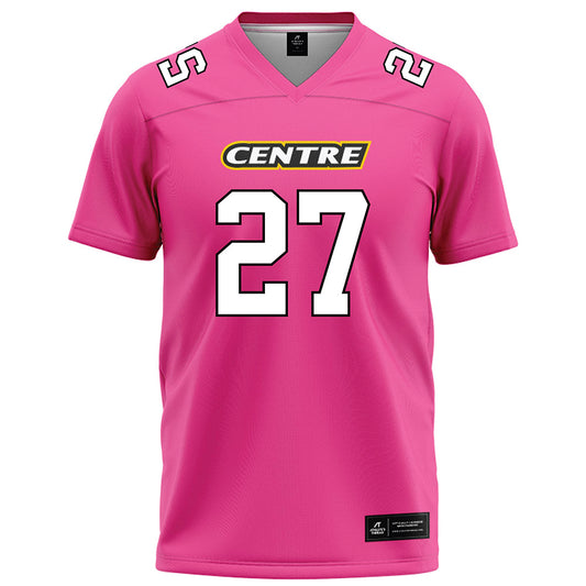 Centre College - NCAA Football : Alexis Kronenthal - Pink Football Jersey