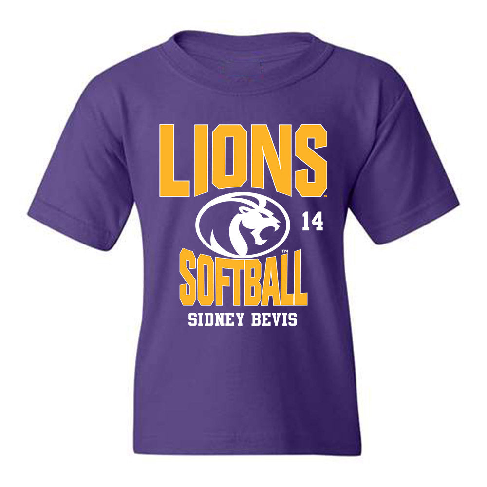 North Alabama - NCAA Softball : Sidney Bevis - Youth T-Shirt Classic Fashion Shersey