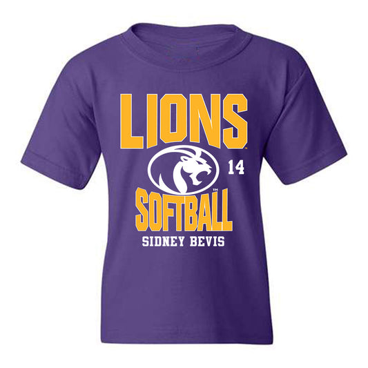 North Alabama - NCAA Softball : Sidney Bevis - Youth T-Shirt Classic Fashion Shersey