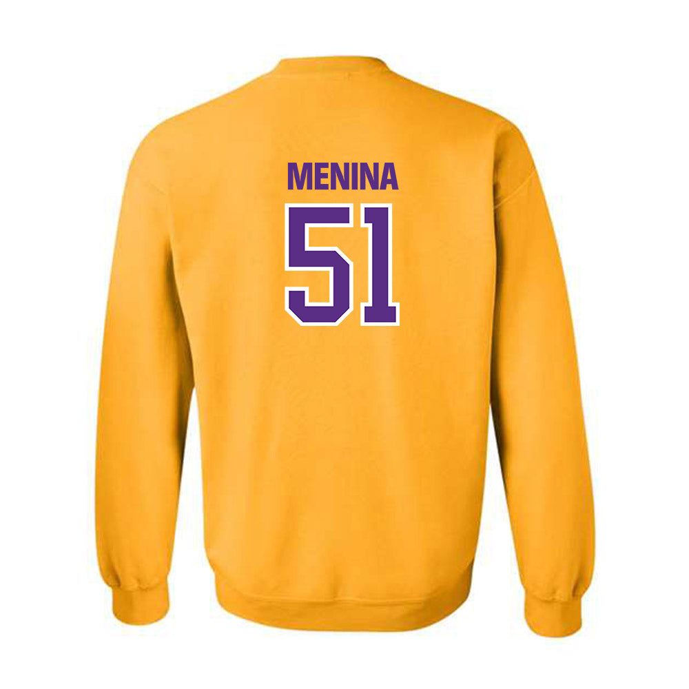 North Alabama - NCAA Baseball : Caleb Menina - Crewneck Sweatshirt Classic Shersey