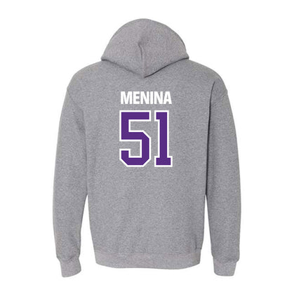 North Alabama - NCAA Baseball : Caleb Menina - Hooded Sweatshirt Classic Shersey