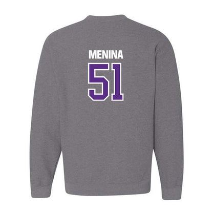 North Alabama - NCAA Baseball : Caleb Menina - Crewneck Sweatshirt Classic Shersey