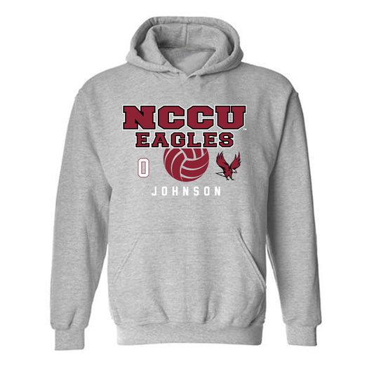 NCCU - NCAA Women's Volleyball : Amarah Johnson - Hooded Sweatshirt Classic Fashion Shersey
