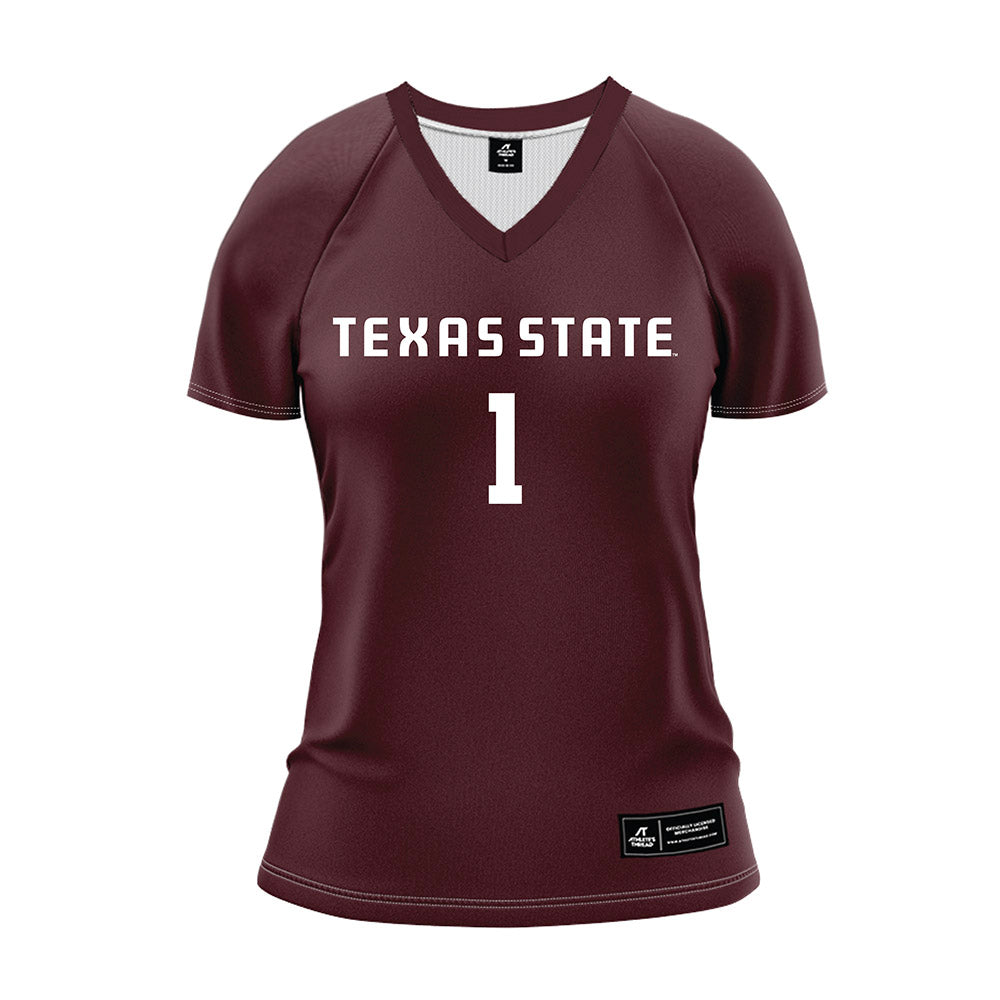 Texas State - NCAA Women's Volleyball : AllyAdair - Volleyball Jersey Volleyball Jersey