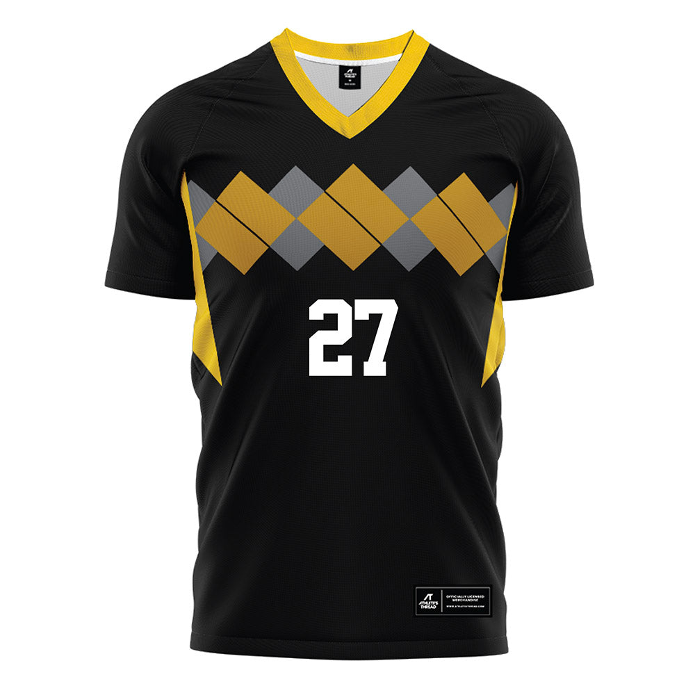 Centre College - NCAA Soccer : Austin Gentile - Black Soccer Jersey
