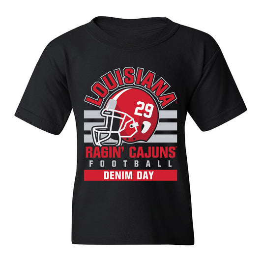 Louisiana - NCAA Football : Denim Day - Youth T-Shirt Classic Fashion Shersey