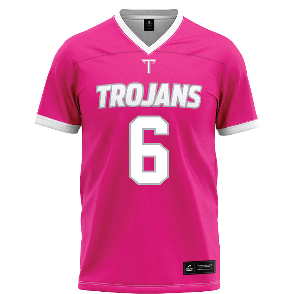 Troy - NCAA Football : Chris Lewis - Pink Fashion Jersey