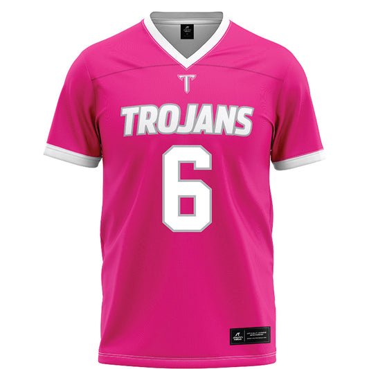 Troy - NCAA Football : Chris Lewis - Pink Fashion Jersey