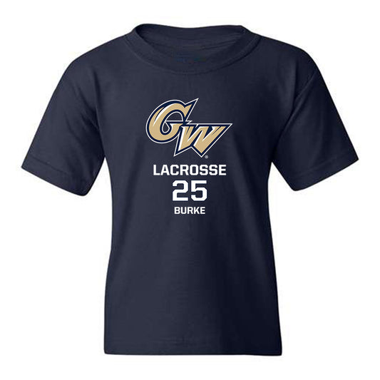 GWU - NCAA Women's Lacrosse : Gracie Burke - Youth T-Shirt Classic Fashion Shersey