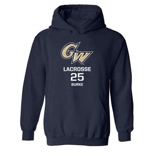 GWU - NCAA Women's Lacrosse : Gracie Burke - Hooded Sweatshirt Classic Fashion Shersey