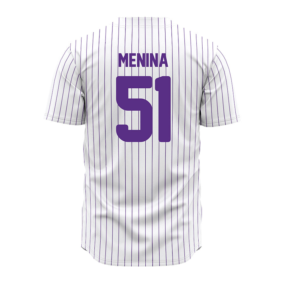 North Alabama - NCAA Baseball : Caleb Menina - Baseball Jersey