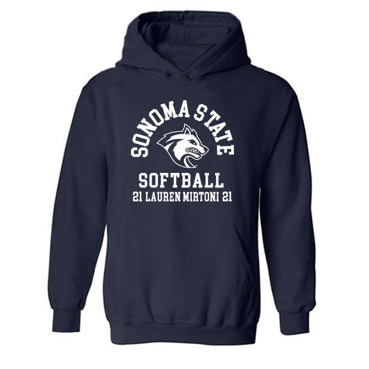 SSU - NCAA Softball : Lauren Mirtoni - Hooded Sweatshirt Classic Fashion Shersey
