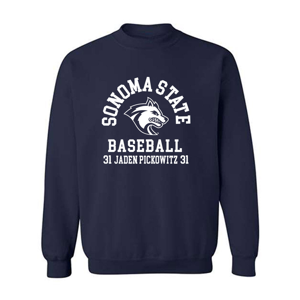 SSU - NCAA Baseball : Jaden Pickowitz - Crewneck Sweatshirt Classic Fashion Shersey