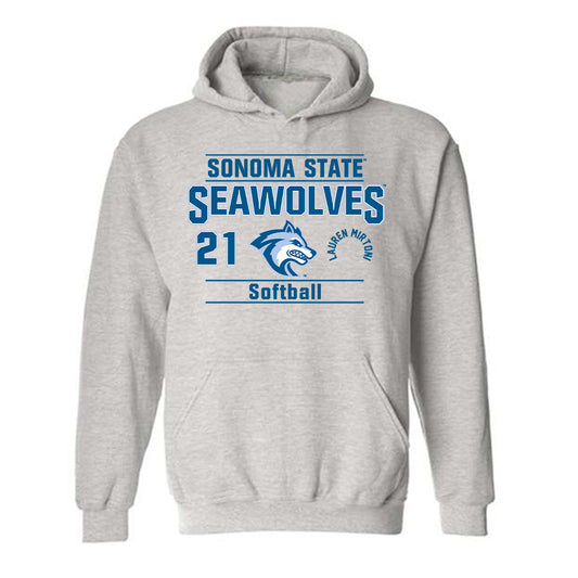 SSU - NCAA Softball : Lauren Mirtoni - Hooded Sweatshirt Classic Fashion Shersey