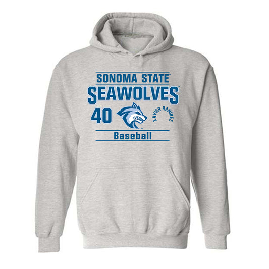 SSU - NCAA Baseball : Xavier Ramirez - Hooded Sweatshirt Classic Fashion Shersey