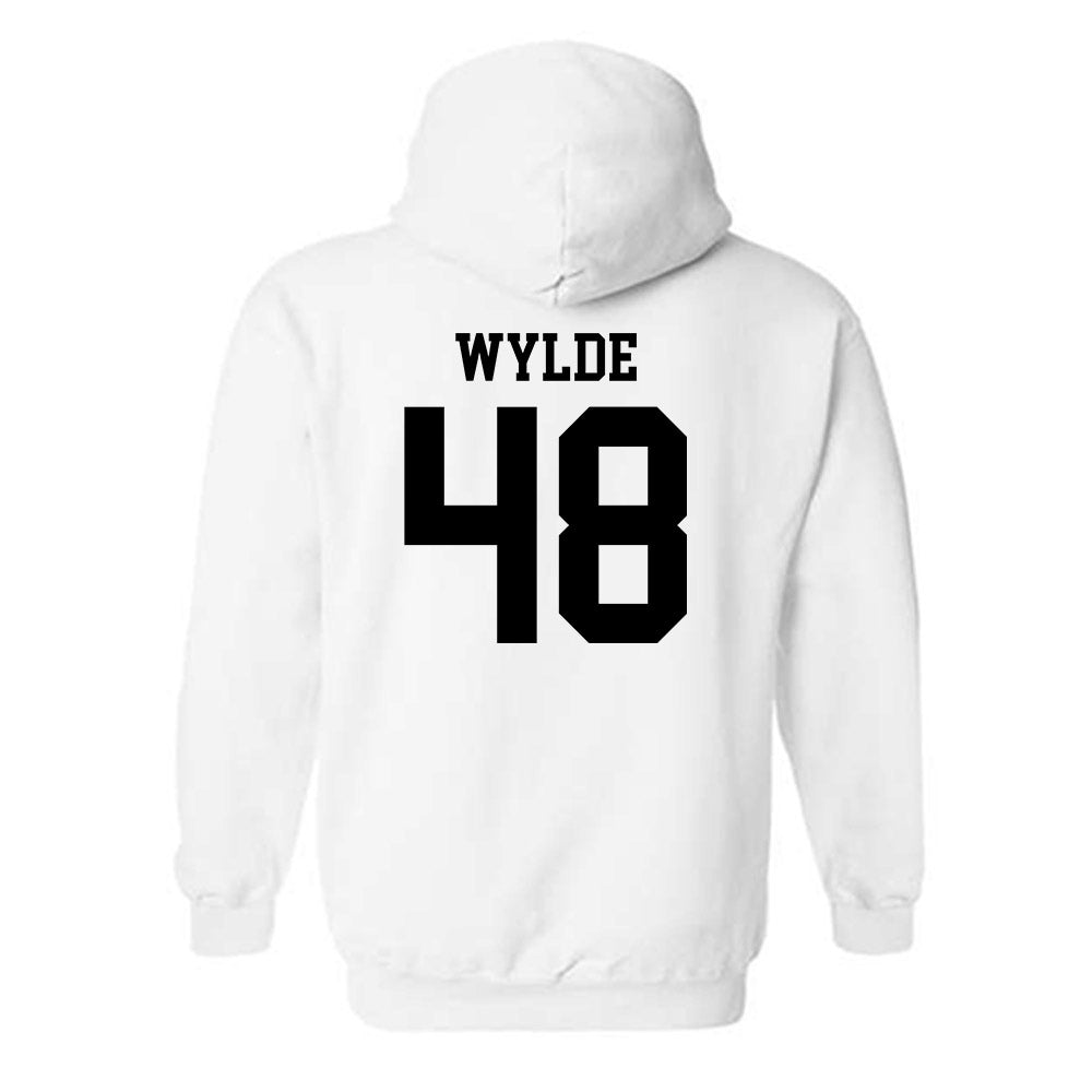 NMSU - NCAA Baseball : Connor Wylde - Hooded Sweatshirt Classic Shersey