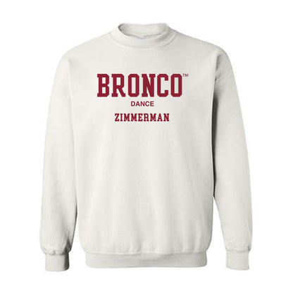 SCU - Dance Team : Abigail Zimmerman - Crewneck Sweatshirt Classic Fashion Shersey