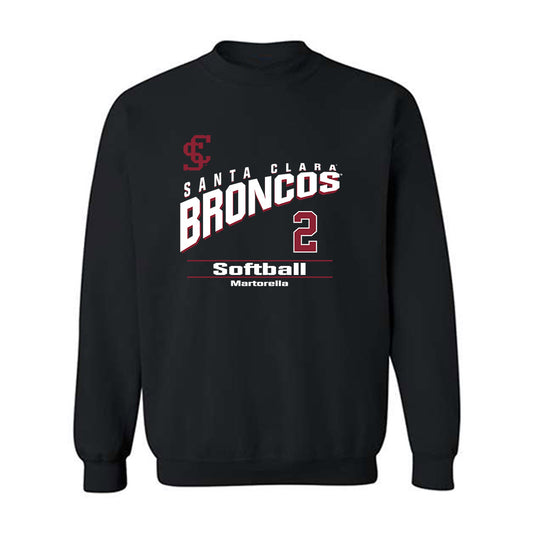 SCU - NCAA Softball : Marie Martorella - Crewneck Sweatshirt Classic Fashion Shersey
