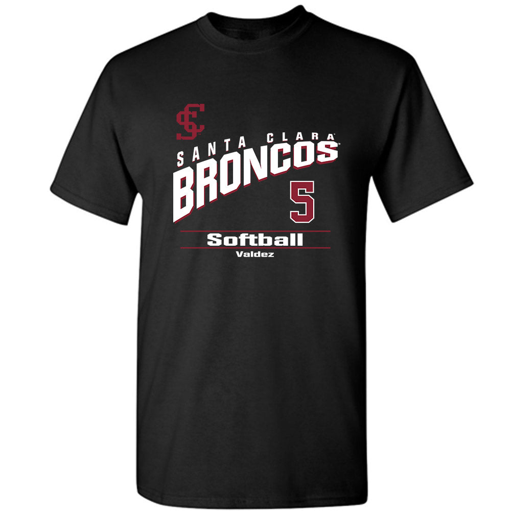 SCU - NCAA Softball : Alaina Valdez - T-Shirt Classic Fashion Shersey