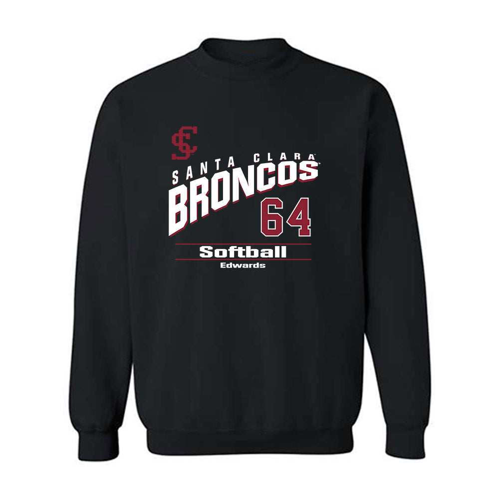 SCU - NCAA Softball : Hannah Edwards - Crewneck Sweatshirt Classic Fashion Shersey