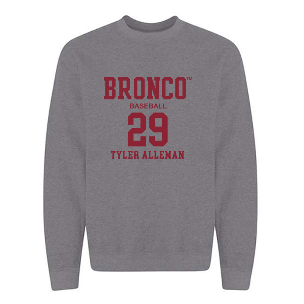 SCU - NCAA Baseball : Tyler Alleman - Crewneck Sweatshirt Classic Fashion Shersey