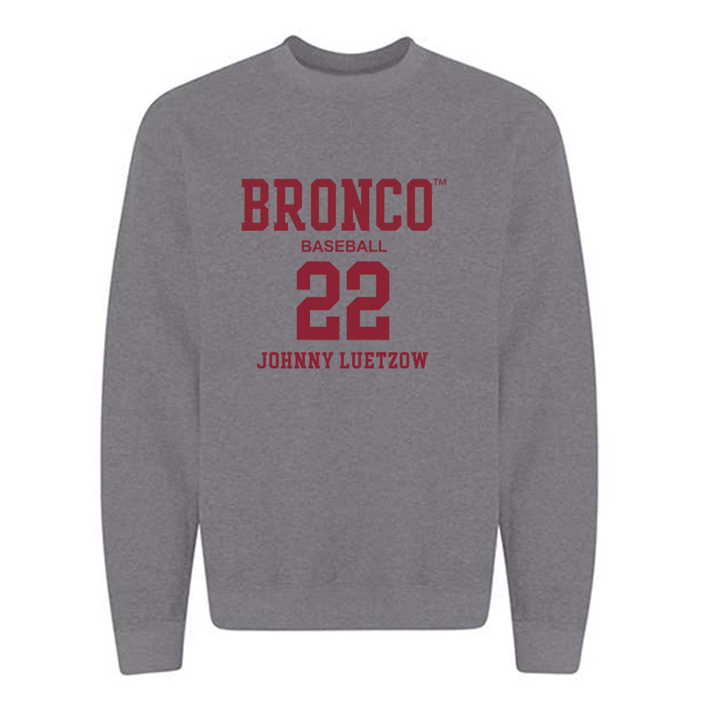 SCU - NCAA Baseball : Johnny Luetzow - Crewneck Sweatshirt Classic Fashion Shersey