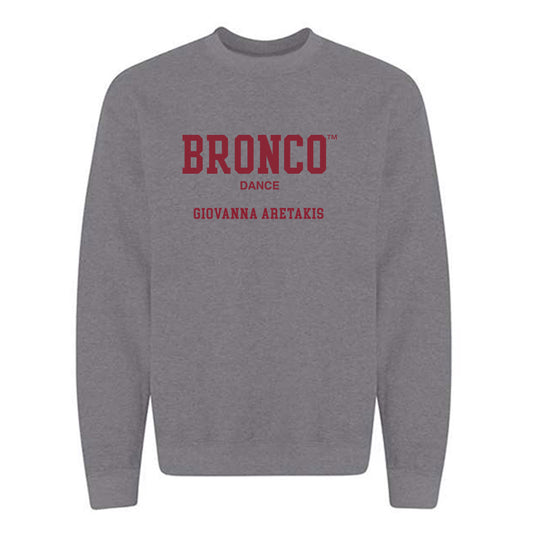SCU - Dance Team : Giovanna Aretakis - Crewneck Sweatshirt Classic Fashion Shersey