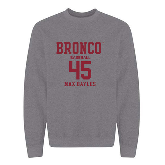 SCU - NCAA Baseball : Max Bayles - Crewneck Sweatshirt Classic Fashion Shersey