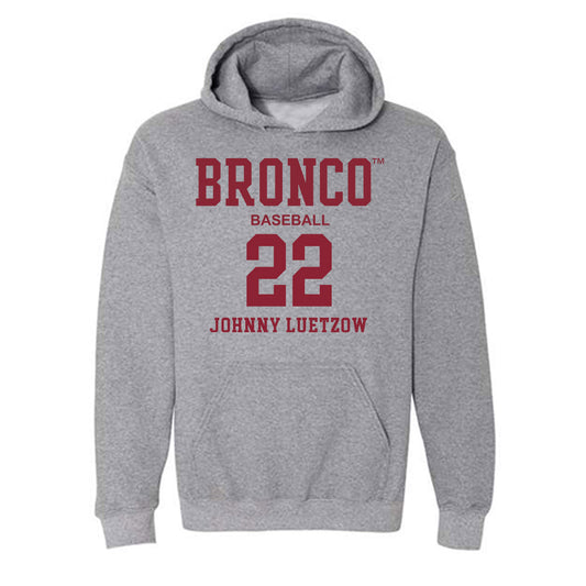 SCU - NCAA Baseball : Johnny Luetzow - Hooded Sweatshirt Classic Fashion Shersey