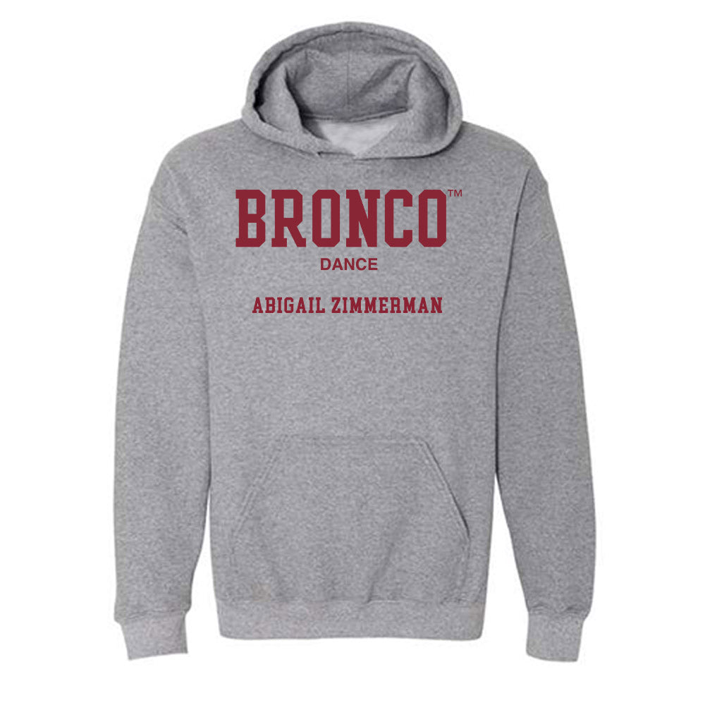 SCU - Dance Team : Abigail Zimmerman - Hooded Sweatshirt Classic Fashion Shersey