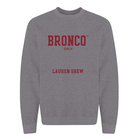 SCU - NCAA Women's Golf : Lauren Shew - Crewneck Sweatshirt Classic Fashion Shersey