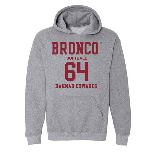 SCU - NCAA Softball : Hannah Edwards - Hooded Sweatshirt Classic Fashion Shersey
