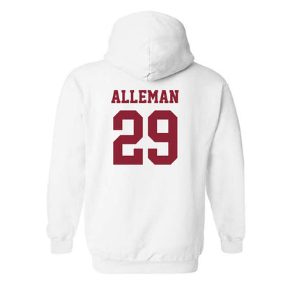 SCU - NCAA Baseball : Tyler Alleman - Hooded Sweatshirt Classic Shersey