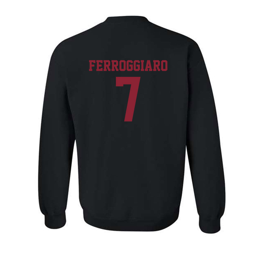 SCU - NCAA Baseball : Thomas Ferroggiaro - Crewneck Sweatshirt Classic Shersey