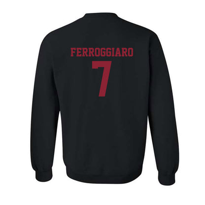 SCU - NCAA Baseball : Thomas Ferroggiaro - Crewneck Sweatshirt Classic Shersey
