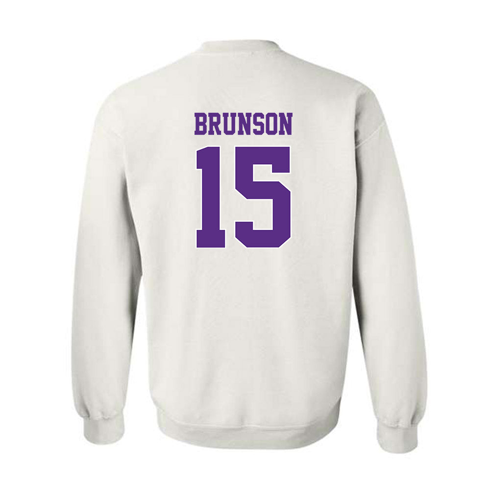 TCU - NCAA Baseball : Chase Brunson - Crewneck Sweatshirt Classic Shersey