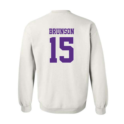 TCU - NCAA Baseball : Chase Brunson - Crewneck Sweatshirt Classic Shersey