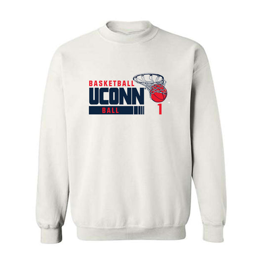 UConn - NCAA Men's Basketball : Solo Ball - Crewneck Sweatshirt Classic Fashion Shersey